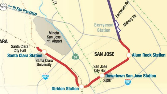 BART phase 2 map